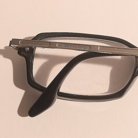 Mercedes Benz Titanium MB02502 Unisex Dark Green Rectangle Eyeglass Frames - Picture 8 of 10